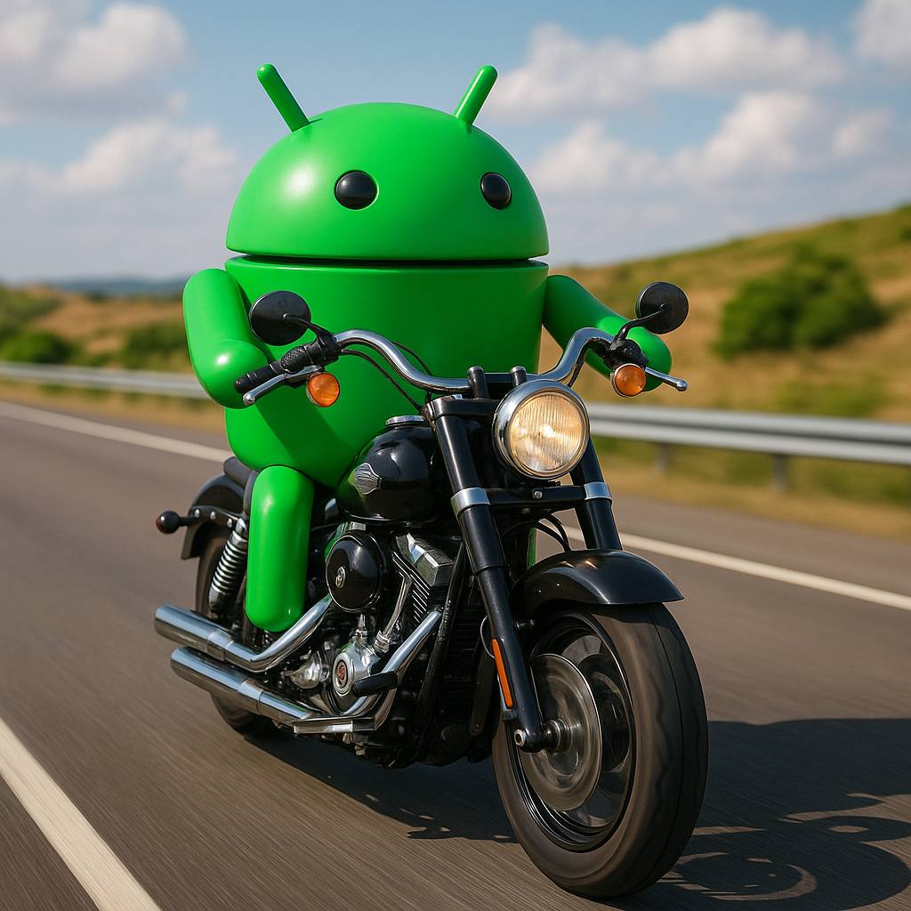 Android on Motorcycle